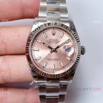EW Factory Swiss 3235 Rolex Datejust Ss Salmon Dial Watch 36mm